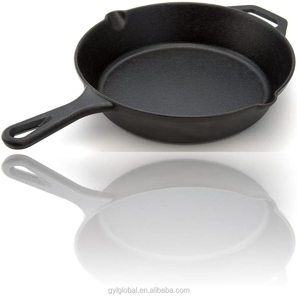 Preseasoned Cast Iron Skillet Oven Safe Cookware Heatresistant
