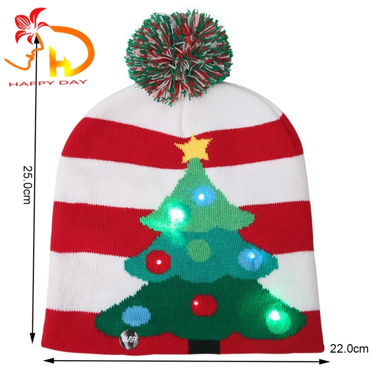 christmas hat with lights