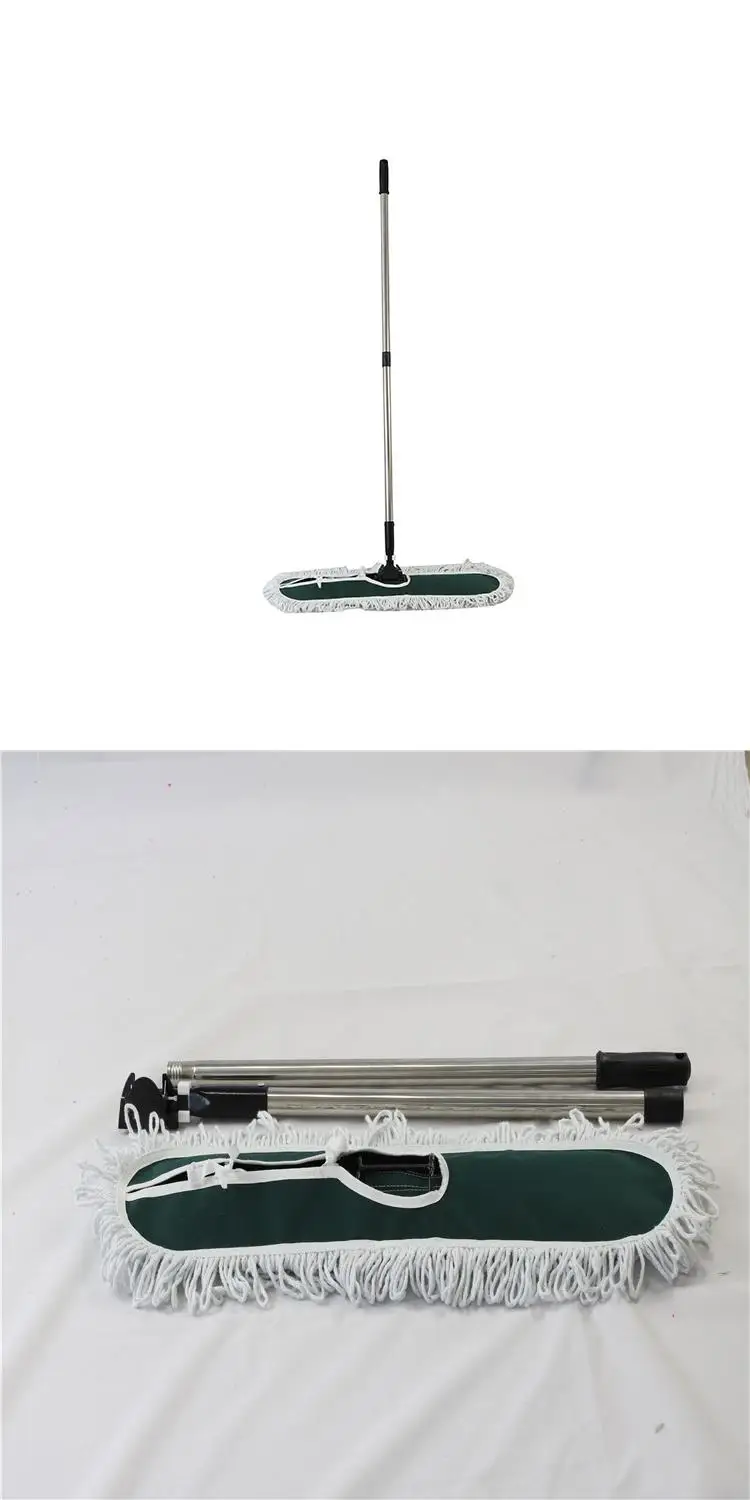 Commercial Dust Mop Split Metal Pole Buy Flat Dust Mop,Head Blue Microfiber Extension Handle