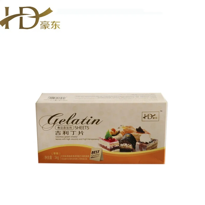 gelatin sheets silver