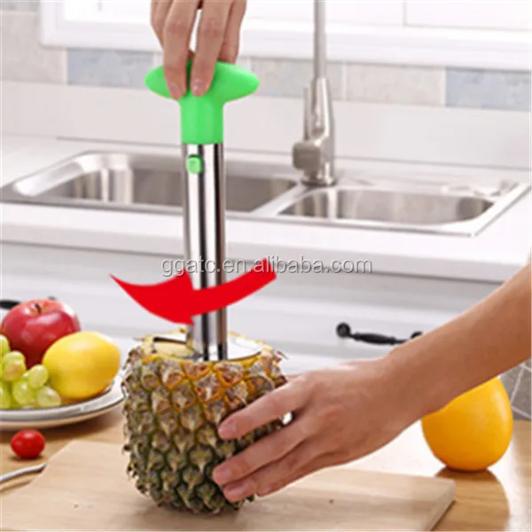 Fruit Kitchen Tool Pineapple Slicing Machinery/pineapple Peeler Machine