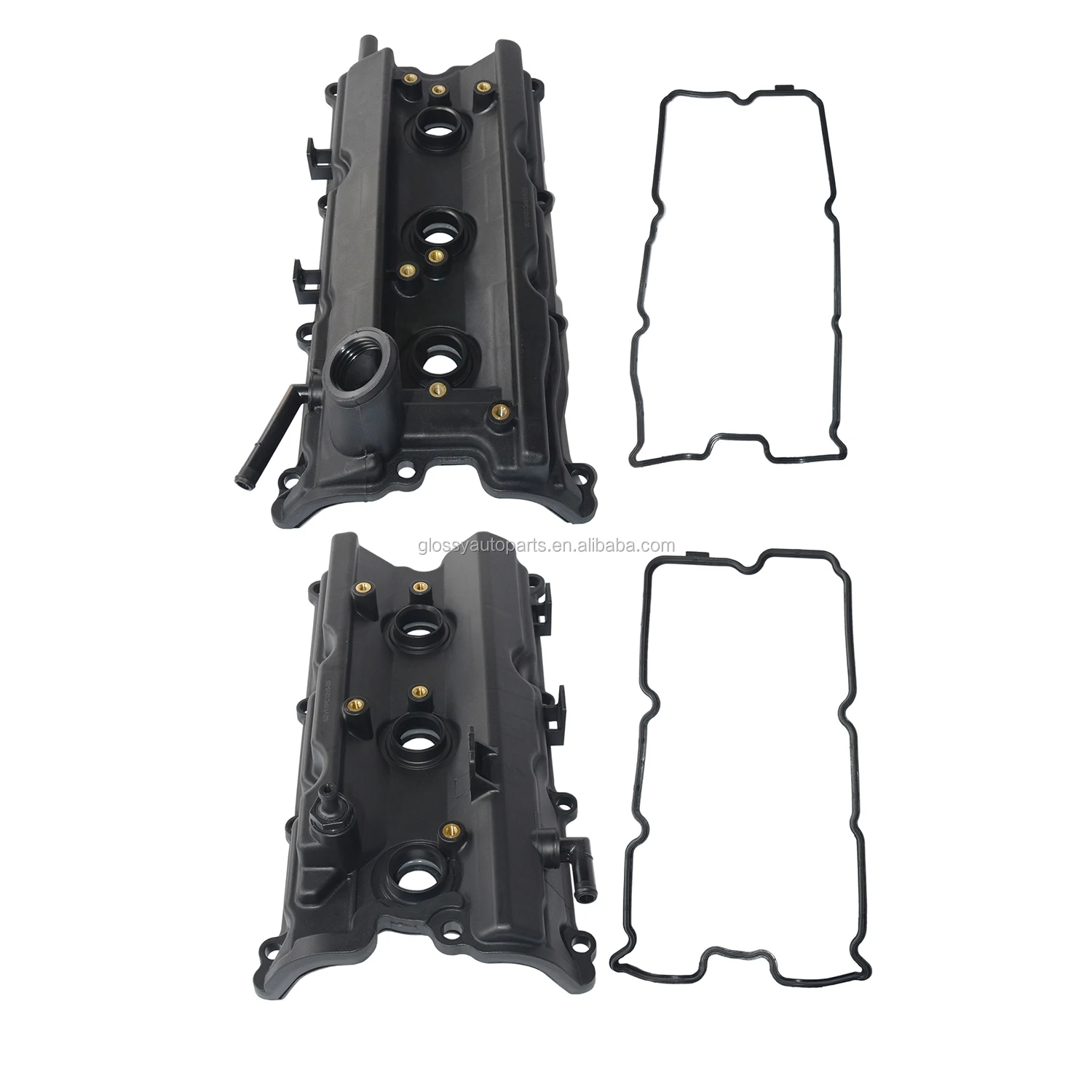 Glossy Left&right Side Rocker Engine Valve Cover For 350z Fx35 M35 G35