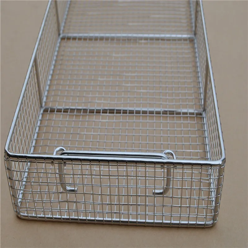 带手柄的不锈钢焊接丝网篮子
