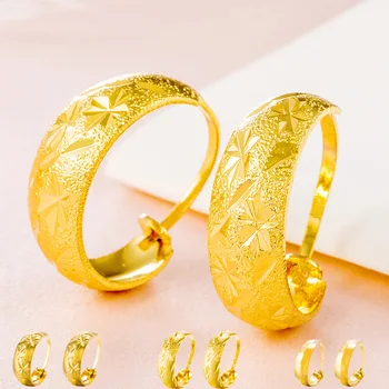 Top Quality New 2017 Latest Gold Earring Designs Dubai Jewelry Top Quality New 2017 Latest Gold Earring Designs Dubai Jewelry For Women