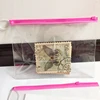 Small Name Cards Pocket Plastic Packing Zip Lock File Bags With Hang String