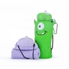 New Product Fda Food Grade Silicone Collapsible Character Water Bottles For Kids