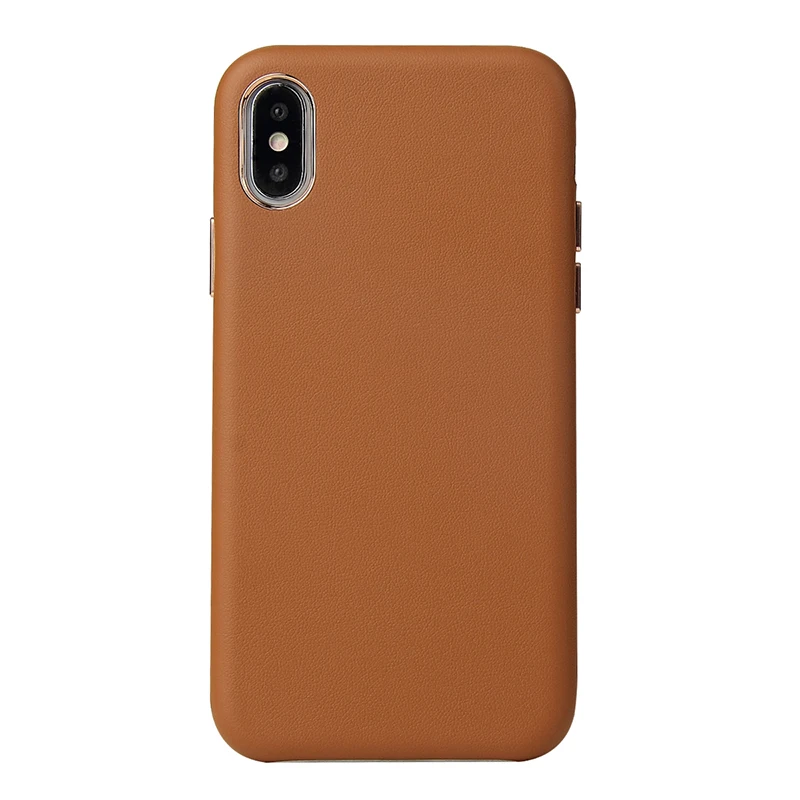 Custom Hot Pressing LOGO On Leather Phone Case For iPhone 7 Mobile Phone Bags Factory Handmade For Apple Case Leather