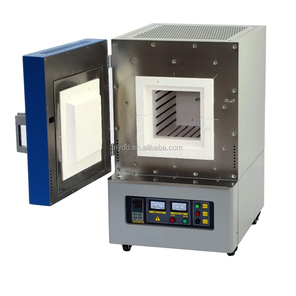 1400 degree electric industrial muffle furnace for ceramic pottery parts sintering