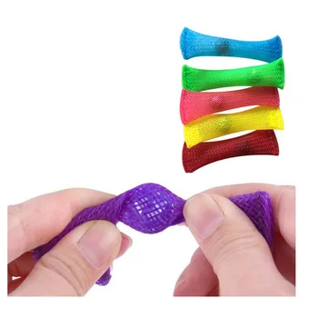 Plastic Elastic Net Tube Toy For Autistic Children With Dementia,Fidget ...