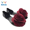comfort PVC crystal flower women jelly shoes from China