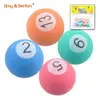 27mm Rubber Number Bouncing Ball Colorful Bounce Ball