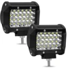 4 inch 72W 4 row LED long light work driving modified vehicle lights roof long light