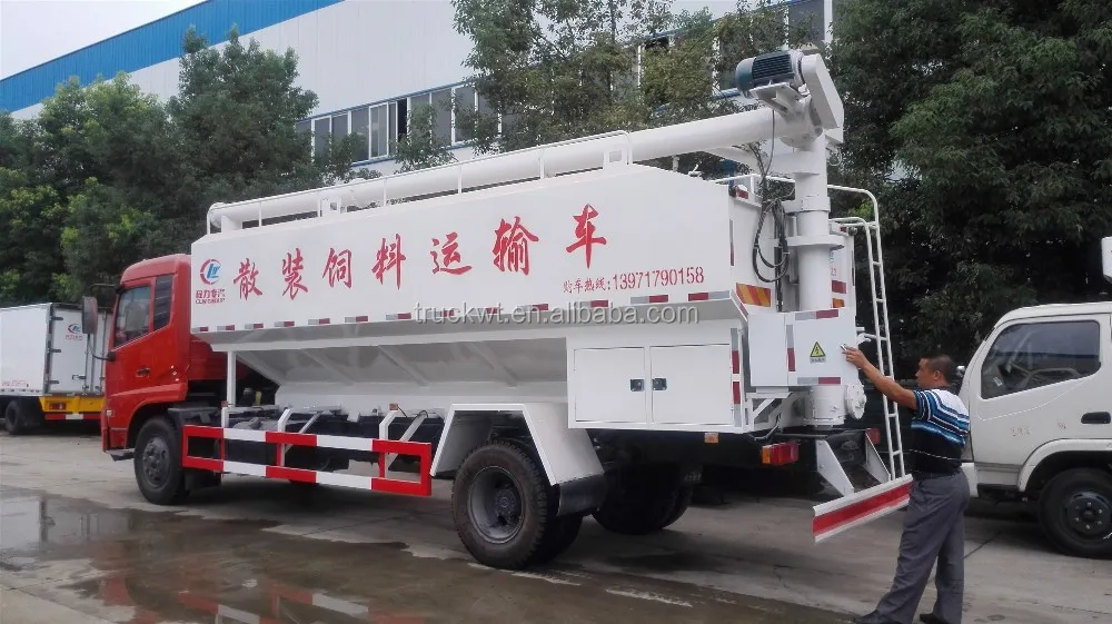 4*2 15tons Animal Feed Transport Truck For Sale Buy Bulk Feed Tanker