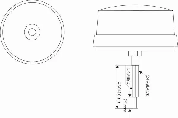 Rotate led strobe light 10 30vdc схема