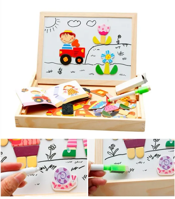 Educational wooden toys magnetic drawing board.jpg