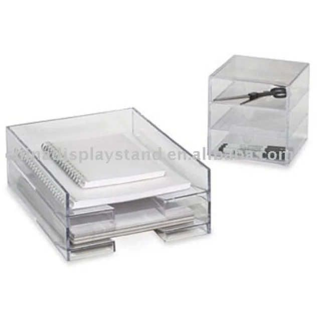 Clear Acrylic Desk Accessories Documents Display Documents