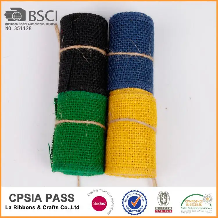 Top quality natural custom variety styles multi colors Burlap Fabric Wholesale for wholesales