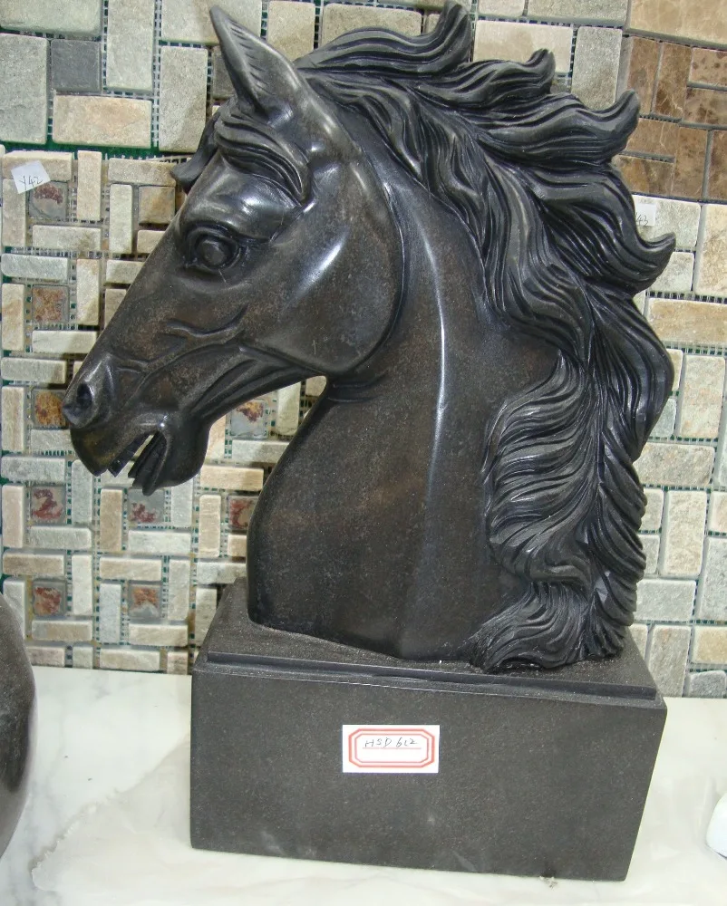 Natural Black Granite Horse Statue Head Art Sculpture Buy Horse Head Sculpture,Horse Head Art