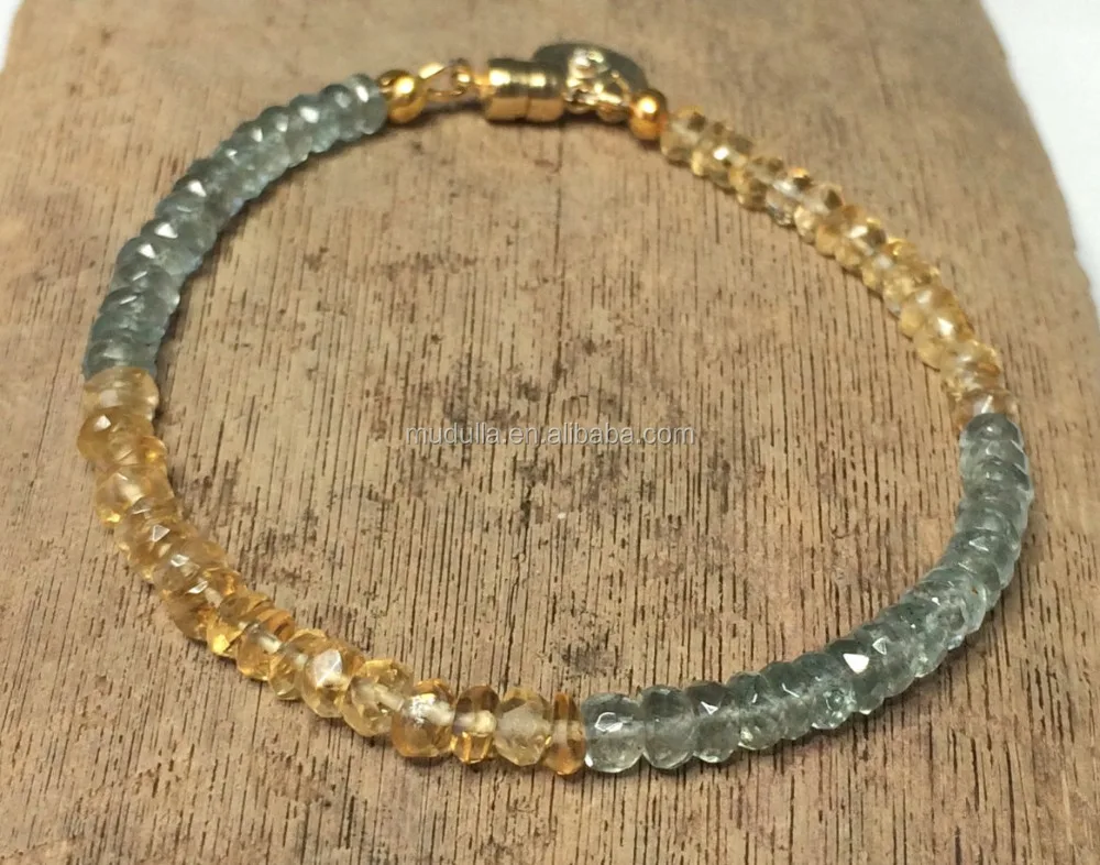 citrine crystal beads