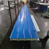 840-30-0.426mm blue steel sheet up and silver paper down glass wool roof sandwich panel for warehouse
