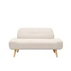 Modern Deco Living Room Leisure Artistic Fabric Siena Loveseat