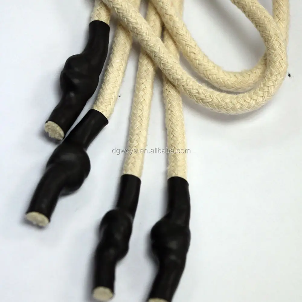 Frase de 2 multiusos sustituto de cuerda de cordón con puntas de metal perfecto para
