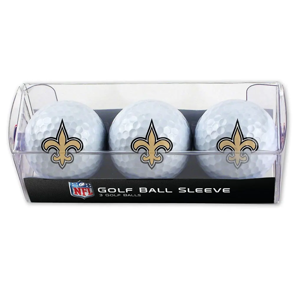 NFL New Orleans Saints 3-Pack of Golf Balls