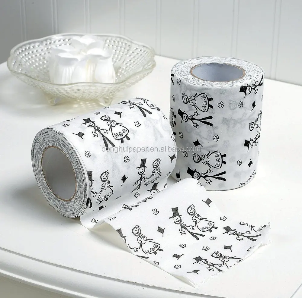 Wedding Print Toilet Paper Custom Design Printed Wedding Print Toilet Paper Custom Design Printed