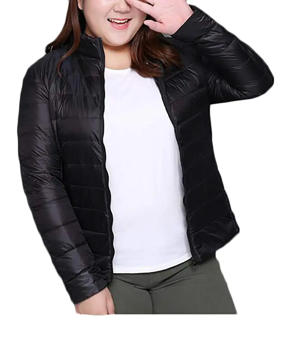 Generic Mens Stand Collar Outwear Packable Down Jacket Coat