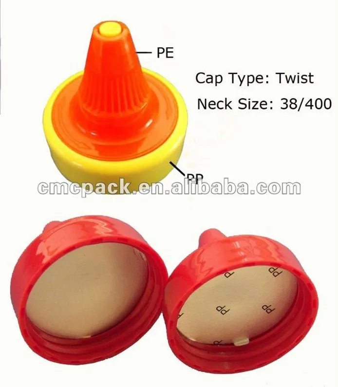 Hot Sale Twist Cap Dispensing Bottle Twist Closure Screw Plastic Cap
