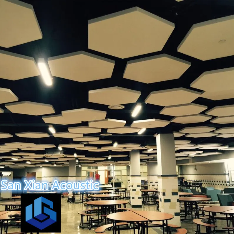 Restaurant Fiberglass Wool Celotex Acoustical Ceiling Tile With Iso ...