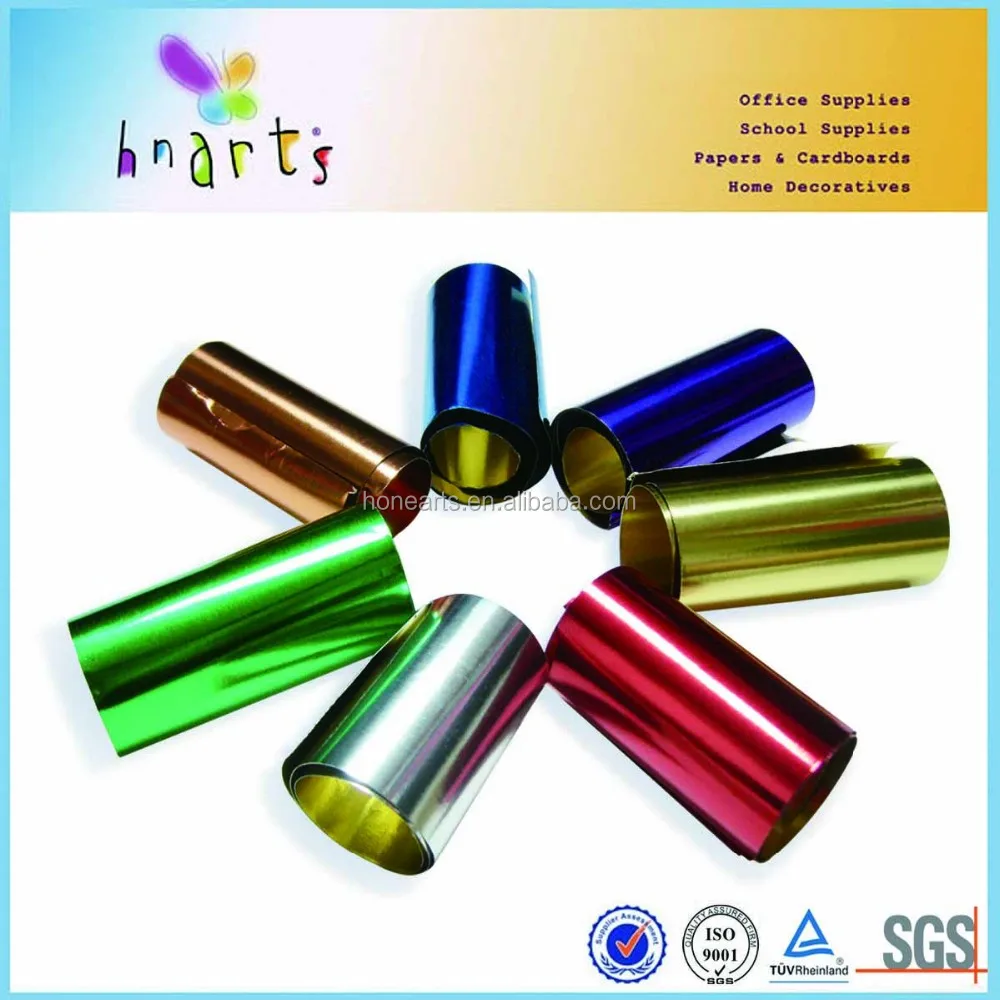 カラフルなアルミホイル紙片面カラー Buy アルミ箔の紙 アルミ箔のチョコレートの包装紙 エンボス箔の紙 Product On Alibaba Com