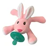BPA free baby pacifier with animal soft toy infant pacifier with different designs
