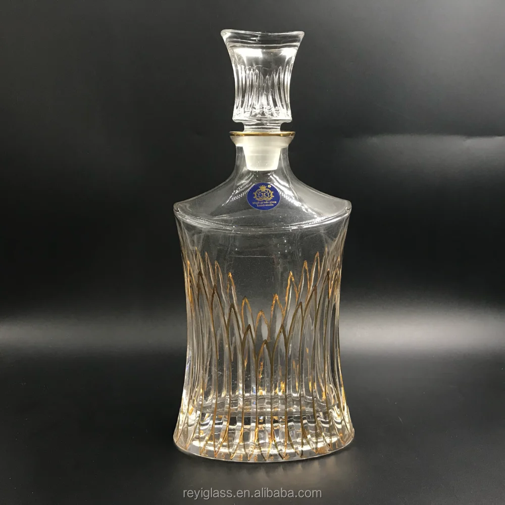 680ml Large Display Decanter Fancy Attar Bottle For Arabic Oud Oil