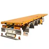 Flatbed Semi trailer used to transport container