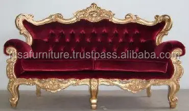 Luxury French Baroque Sofa Nfls09 Style Living Chair Luxury French Baroque Sofa Nfls09