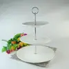 Disk White Wedding Set Crystal Cake Tray Fancy Wedding Cake Stand 3 Tier Buffet Stand 3-Tier Metal Wire Cupcake Stand