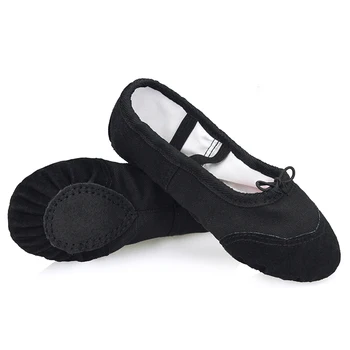 Adult Men's Black Ballet Pointe Shoes Soft Bottom Shoes Children's ...