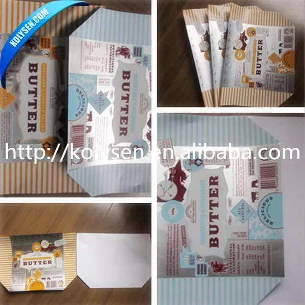 Roll type foil laminated paper with PE for butter packing
