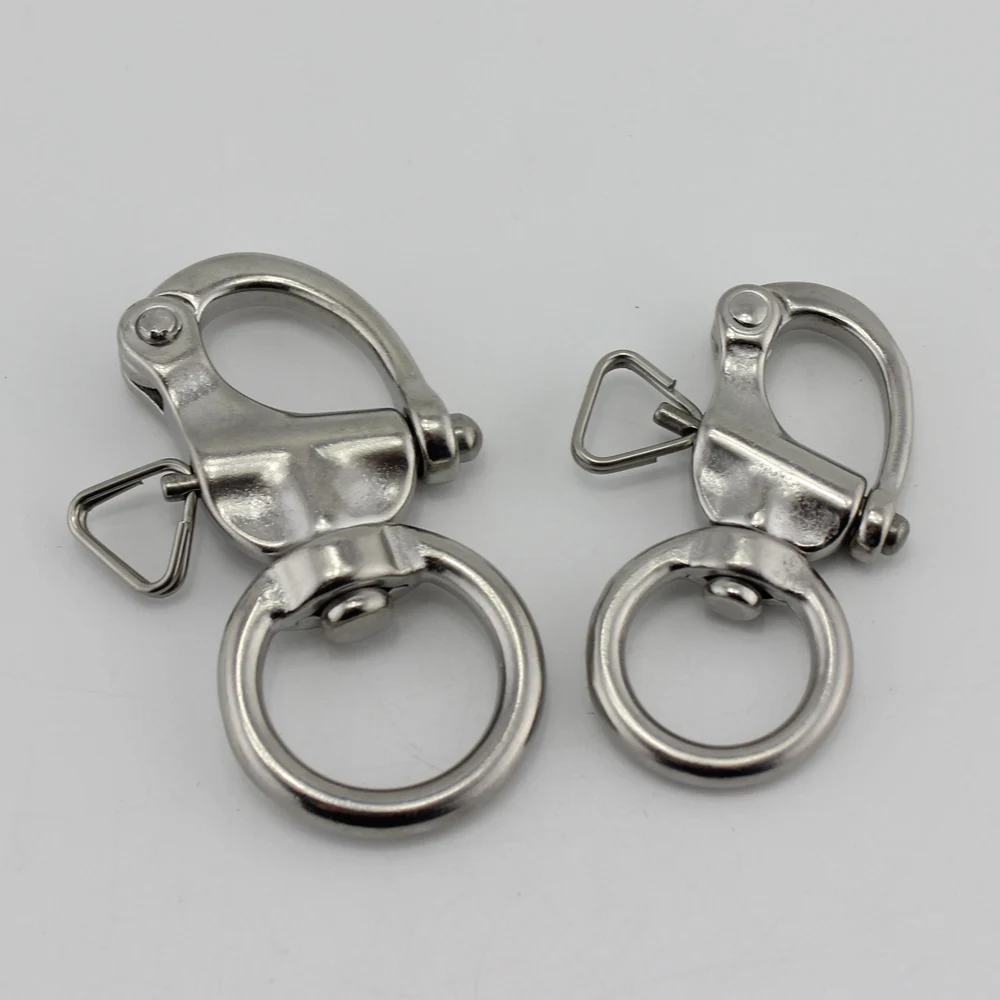 304/316 Carabiner Shacle Round Eye Bolt Snap Swivel Hook Buy Round