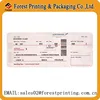 Printing service for boarding pass,travel air ticket agent