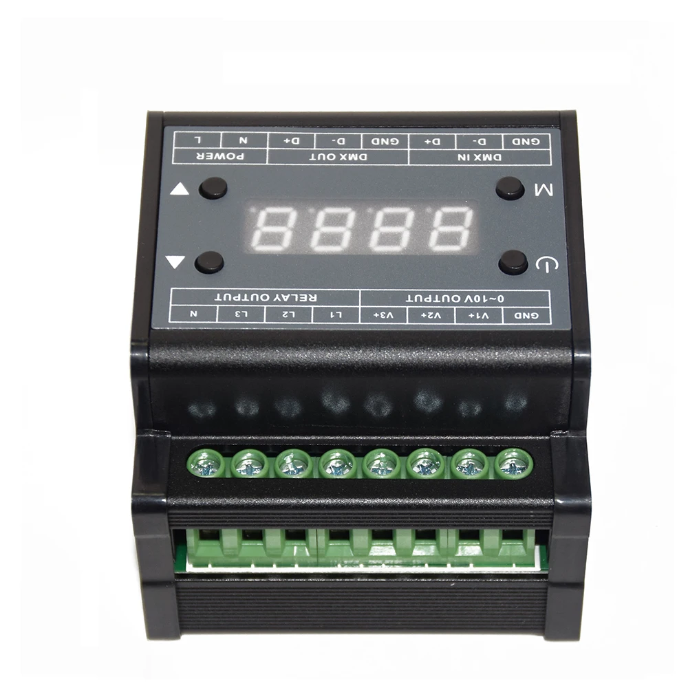 Dmx 010v Dimmer 110v 220v 230v 240v Dmx Signal To 010v Led Dimmer