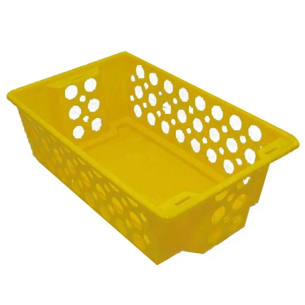 plastic storage baskets