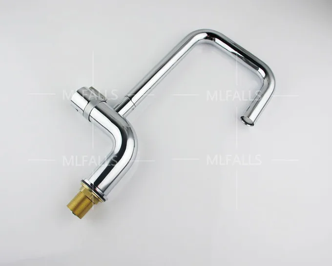 Single hole one handle kitchen sink chromed brass faucet hot cold water mixer tap made kaiping