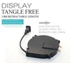 1.8M spring return extension power cord retractable automatic cable rewinder for small appliance