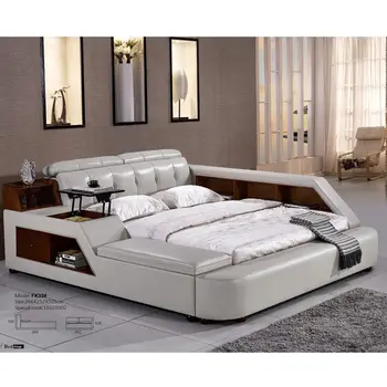 White Genuine Leather Bed French Royal Fancy Bedroom Furniture Sets Buy French Bedroom Furniture Royal Bedroom Furniture Set Fancy Bedroom Furniture