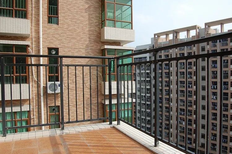 Kualitas Tinggi Aluminium Teras Balkon Pagar Pagar Balkon 