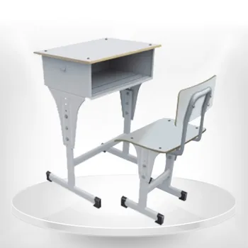 Single Person Steel Desk And Chair Cheap Modern School Office