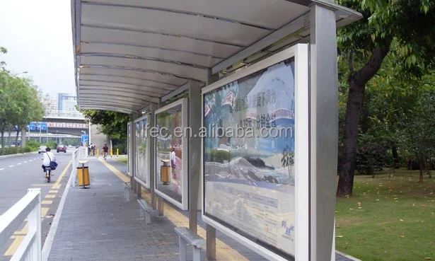 Prefab Outdoor Waterproof Steel Bus Station