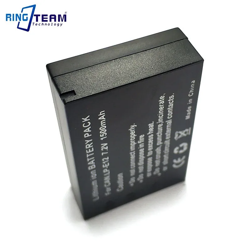 lithium battery LP-E12 Battery For Canon EOS M M2 M10 100D Rebel SL1 supplier